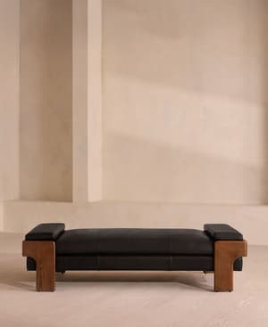 Marcia Daybed - Leather - Black - Hover Image