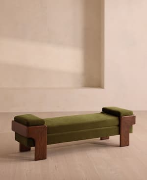 Marcia Bench - Olive Velvet - Listing Image