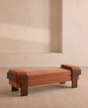 Marcia Bench - Antique Rose Velvet - Listing Image
