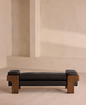Marcia Bench - Leather - Black - US - Hover Image