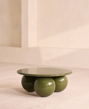 Oxley Outdoor Coffee Table - Concrete - Pine - Hover Image