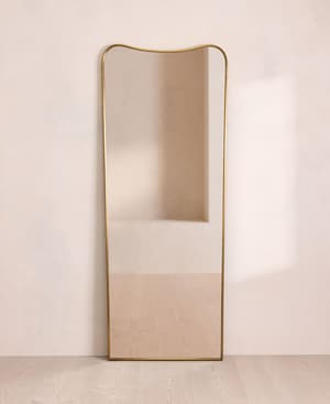 Cooper Floor Mirror - Antique Brass - Listing Image