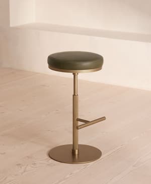 Wardell Barstool - Leather - Moss - Listing Image