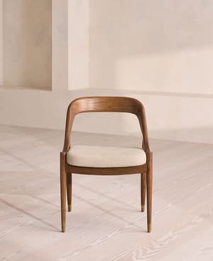 Warren Dining Chair - Slubby Linen - UK - Hover Image