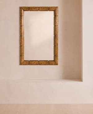 Furleigh Wall Mirror - Burl - Hover Image