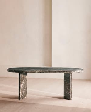 Rosaline Dining Table - Griseo Rosa Marble - Listing Image