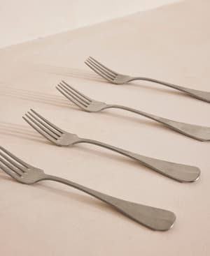 Stonewashed Dinner Fork - Set of Four - Listing Image