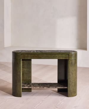 Siya Console - Dark Emperador Marble - Hover Image