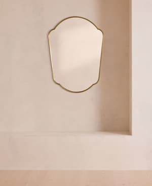 Betty Wall Mirror - Antique Brass - Medium - Listing Image