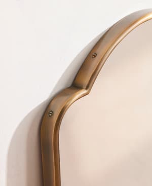 Betty Wall Mirror - Antique Brass - Medium - Hover Image