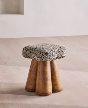 Albany Footstool - Murphy Jacquard - UK - Hover Image