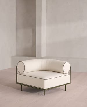 Gaspard Outdoor Sofa - Corner Module - Off White - UK - Listing Image
