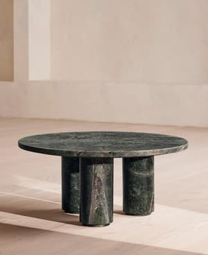 Tisbury Coffee Table - Jurassic Green Marble - Hover Image