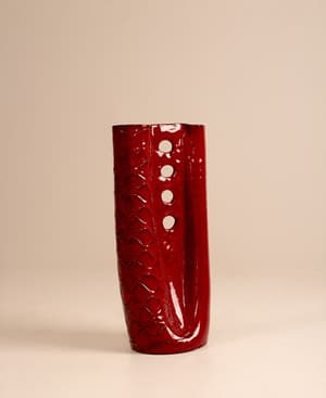 Vintage Red Vase - France - Hover Image
