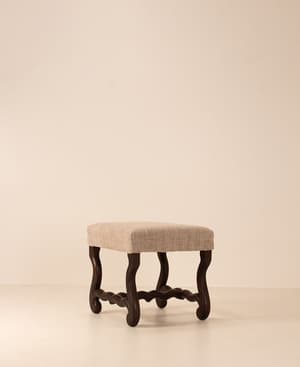 Vintage Stool - Ebonised Wood - England - Listing Image