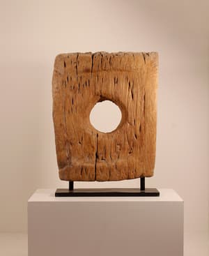 Vintage Weathered Sculpture - Wood - Listing Image