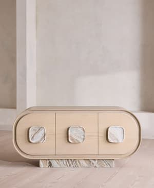 Samson Sideboard - Terra Bianca Marble - Hover Image