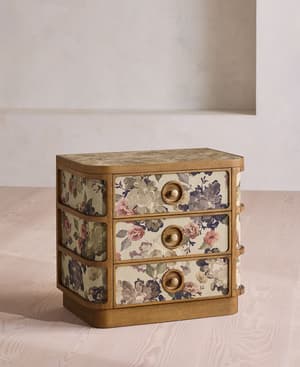 Cora Bedside Table - Skylar Print - Hover Image