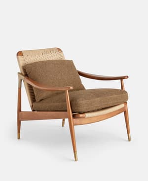Jonas Armchair - Fleck Eco - Dark Ochre - US - Hover Image