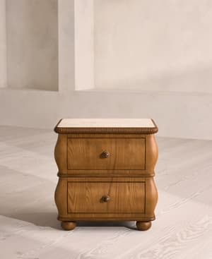 Esmeray Bedside Table - Mid-tone - Hover Image
