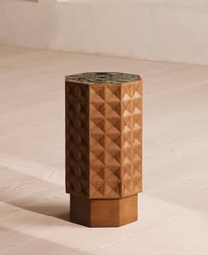 Dante Side Table - Dark Emperador Marble - Listing Image