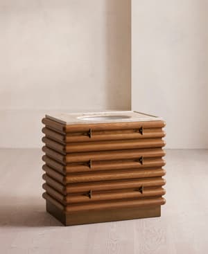 Harrison Single Vanity Unit - Royal Diana Marble - Hover Image