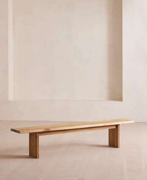 Matis Bench - Natural Oak - 220cm - EU - Hover Image