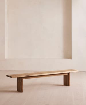 Matis Bench - Brown Oak - 240cm - Hover Image