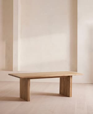 Matis Dining Table - Brown Oak 240cm - Hover Image