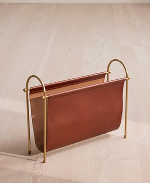 Meard Magazine Rack - Tan - Hover Image
