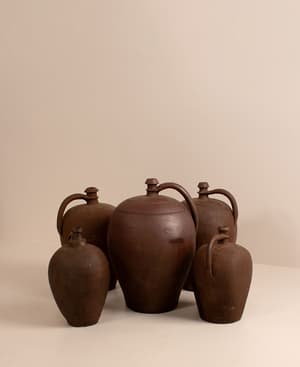 Vintage Cognac Bottles - France - Set of Five - Listing Image
