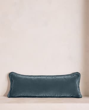 Margeaux Bolster Cushion - Grey Blue - Listing Image