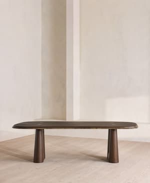 Cadenza Dining Table - Dark Emperador - Hover Image