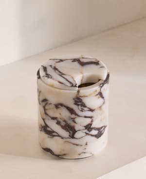 Pavel Ice Bucket - Calacutta Viola Marble - Hover Image