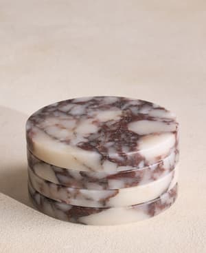 Hanson Coasters - Calacutta Viola Marble - Listing Image