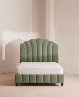 Manette Bed - Full - Velvet - Seafoam - US - Hover Image