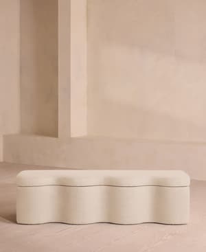Eli Storage Bench - Linen - Bisque - Hover Image