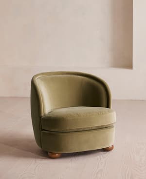 Blair Tub Armchair - Velvet - Lichen - US - Listing Image