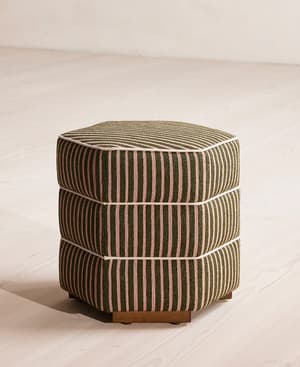 Lyla Footstool - Wimpole Stripe - US - Hover Image