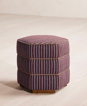 Lyla Footstool - Kortini Stripe - US - Hover Image