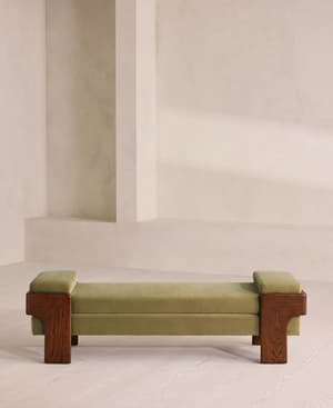 Marcia Bench - Velvet - Lichen - UK - Hover Image