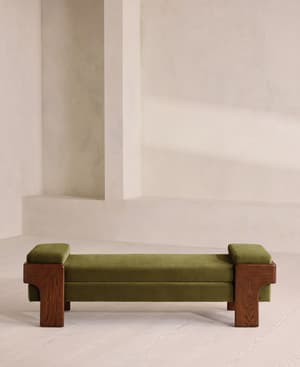 Marcia Bench - Velvet - Olive - US - Hover Image