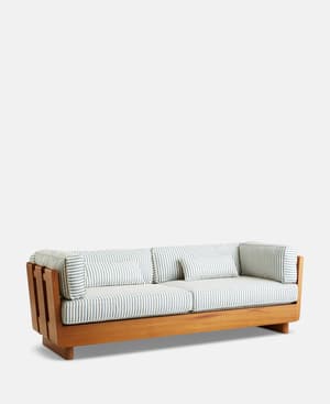 Johanna Outdoor Sofa - Harriet Stripe - Blue - Listing Image