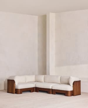 Odell Outdoor L-Shape Sofa - Off White - US - Listing Image