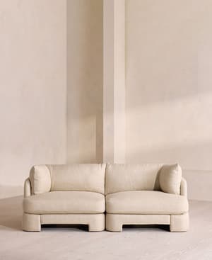 Odell Modular Sofa - Three Seater - Textured Linen - Listing Image