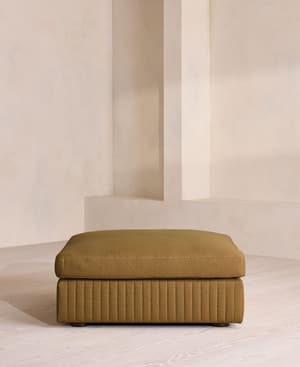 Oona Ottoman - Linen - Ochre - US - Hover Image