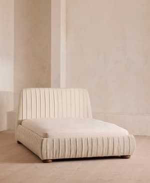 Vivienne Bed - Full - Boucle Natural  - US - Hover Image