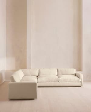 Mossley Corner Sofa - Linen - Bisque - Listing Image