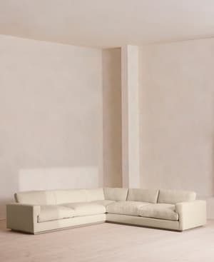Mossley Corner Sofa - Linen - Bisque - Hover Image