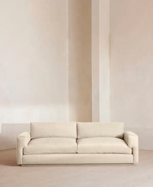 Mossley Three Seater Sofa - Linen - Bisque - Listing Image